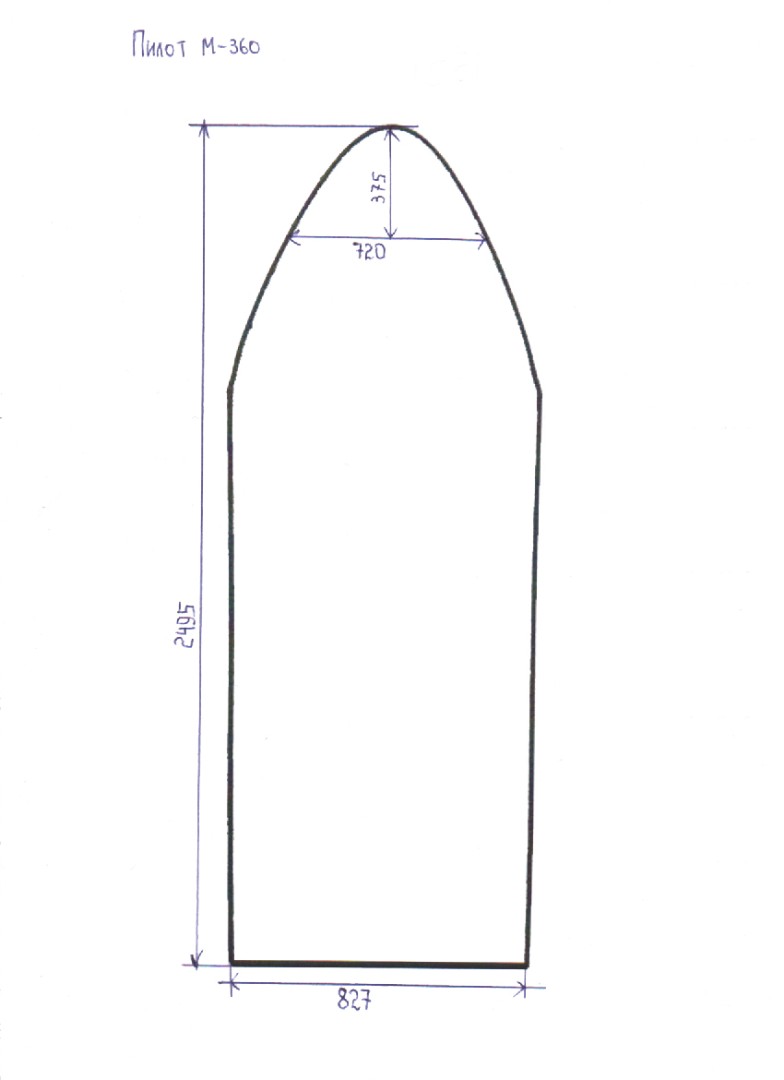 EVA коврик в лодку Пилот М360 НДНД — pilot-m360